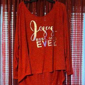 Red Graphic Women's Sweatshirt